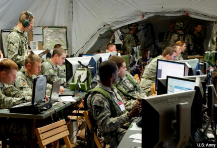 Army outpost tactical communications