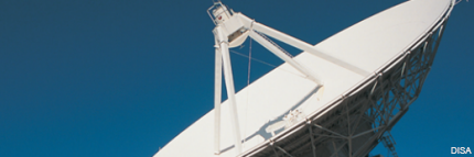 DISA satellite dish
