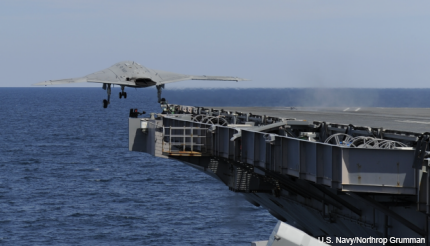Navy X-47B carrier based drone