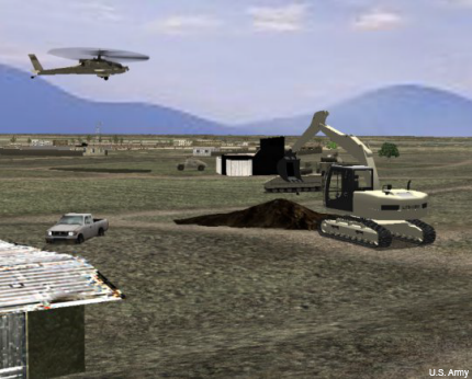 REDCOM construction simulation