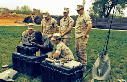 Marine instructors UAS training