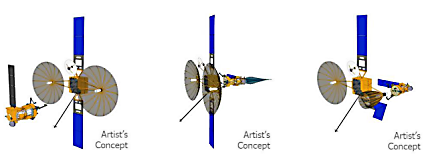 DARPA concept robotics repairs GEO satellites