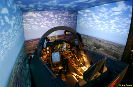 Air Force flight simulator
