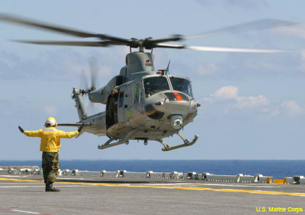 Marines H-1 helicopter