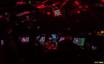 Bridge USS Fort Worth littoral combat ship