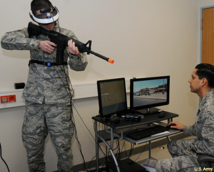 Army virtual reality PTSD treatment