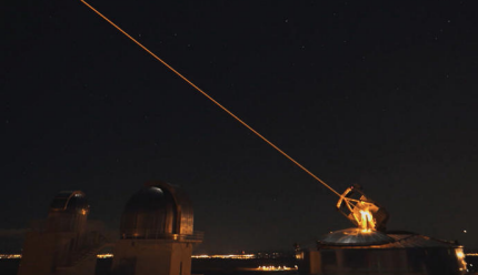 Air Force laser test