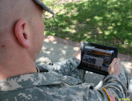 Army Training Network tablet access