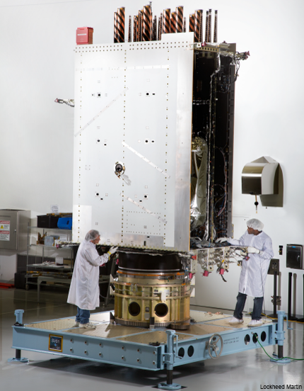 GPS III satellite Lockheed