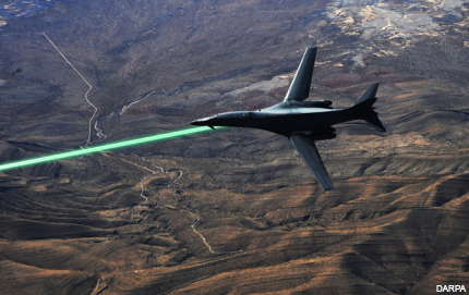 DARPA HELADS laser illustration