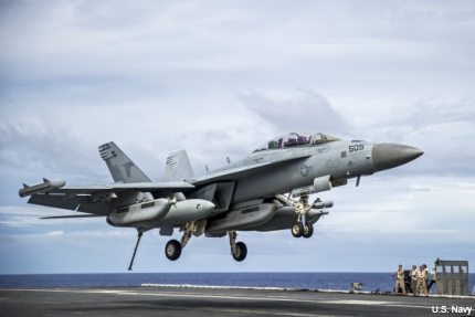 Navy EA-18 Growler electronic warfare aircraft