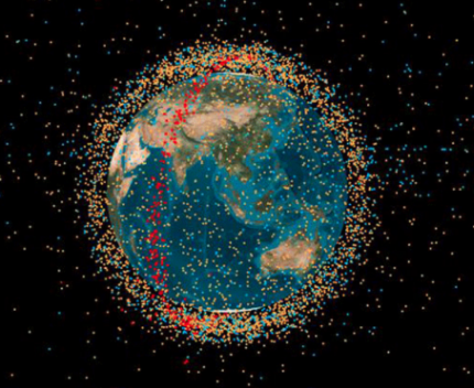 LEO satellites debris
