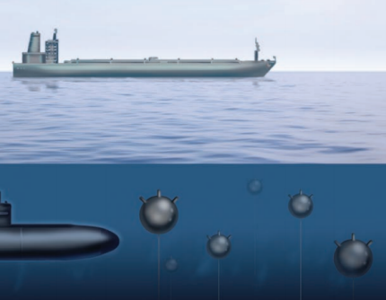 ONR underwater mines illustration